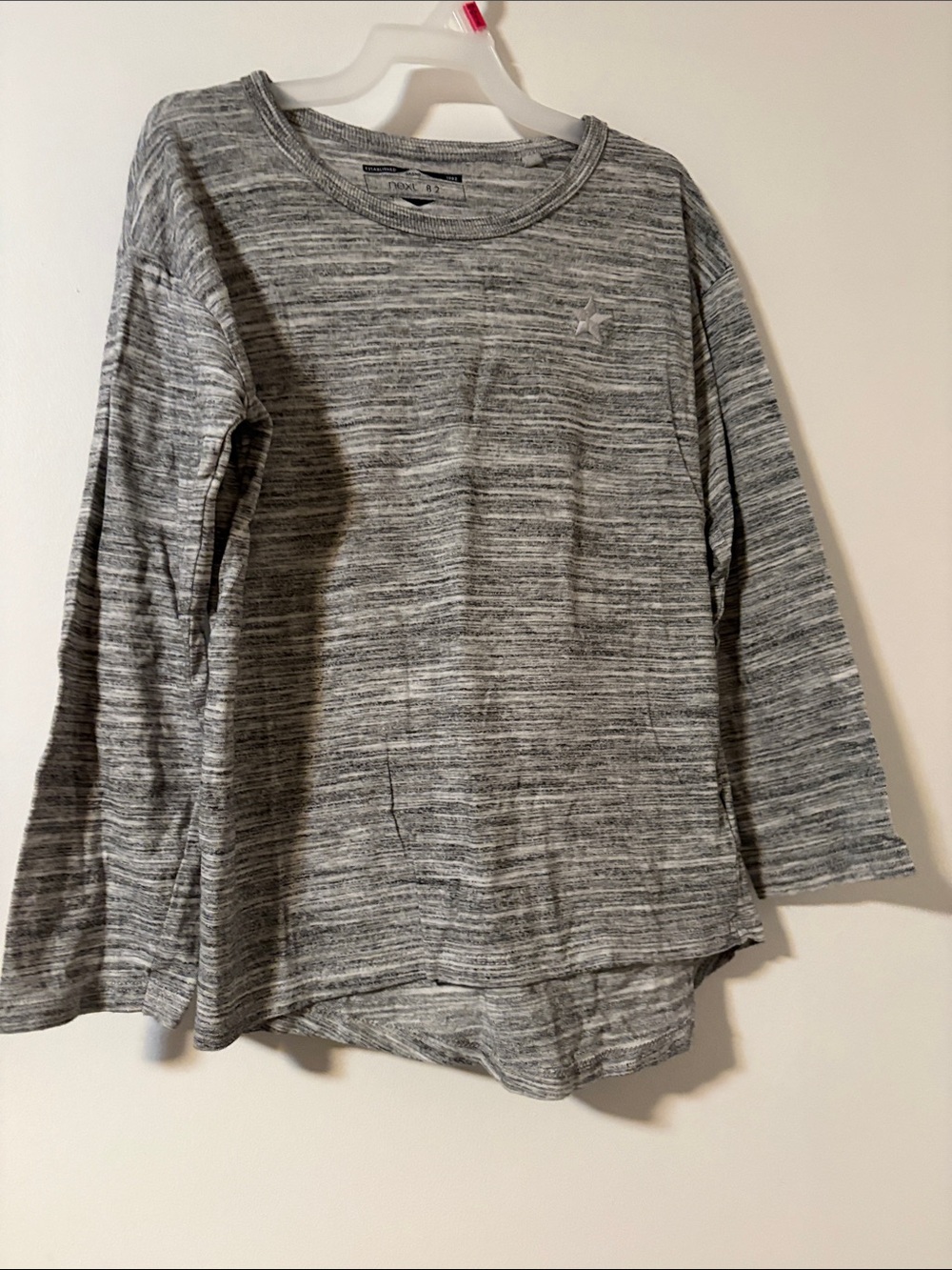 next Gray Marled Long Sleeve Tee